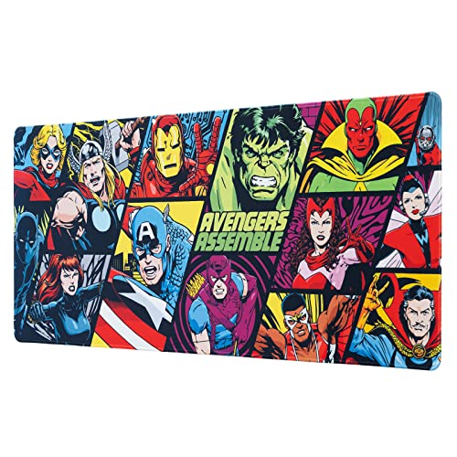 Grupo Erik Mauspad XXL Marvel Figuren Gaming Mousepad XXL rutschfest und Wasserabweisend Mauspad Groß - Mouse Pad XL Gaming Schreibtischunterlage PC Zubehör Gaming von Grupo Erik