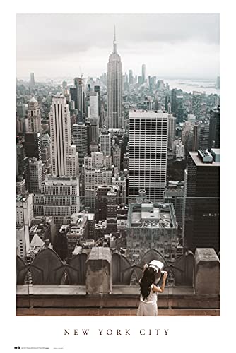 Grupo Erik New York City Views Poster - Kunstdruck - Deko Wohnzimmer oder Deko Schlafzimmer - Zimmer Deko - Größe : 61 x 91, 5 cm - Originales Geschenk - Offizielle Lizenz von Grupo Erik