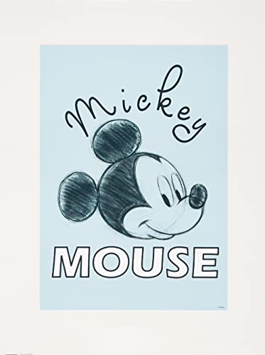 Grupo Erik P30X40CM0357 Print-Kunstdruck, Disney – Micky Maus, 30 x 30 cm von Grupo Erik