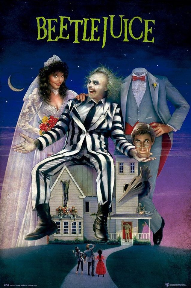 Grupo Erik Poster Beetlejuice Poster 61 x 91,5 cm Grupo Erik Poster Beetlejuice Poster 61 x 91,5 cm von Grupo Erik