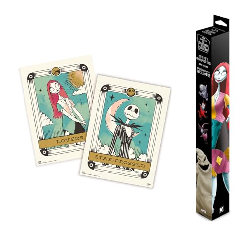 Grupo Erik Poster Disney The Nightmare Before Christmas Set 2 Stück Kunstdruck - Deko Wohnzimmer oder Deko Schlafzimmer - Deko Zimmer - Größe 38 x 52 cm - Offizielle Lizenz Grupo Erik Poster Disney The Nightmare Before Christmas Set 2 Stück Kunstdruck - Deko Wohnzimmer oder Deko Schlafzimmer - Deko Zimmer - Größe 38 x 52 cm - Offizielle Lizenz von Grupo Erik