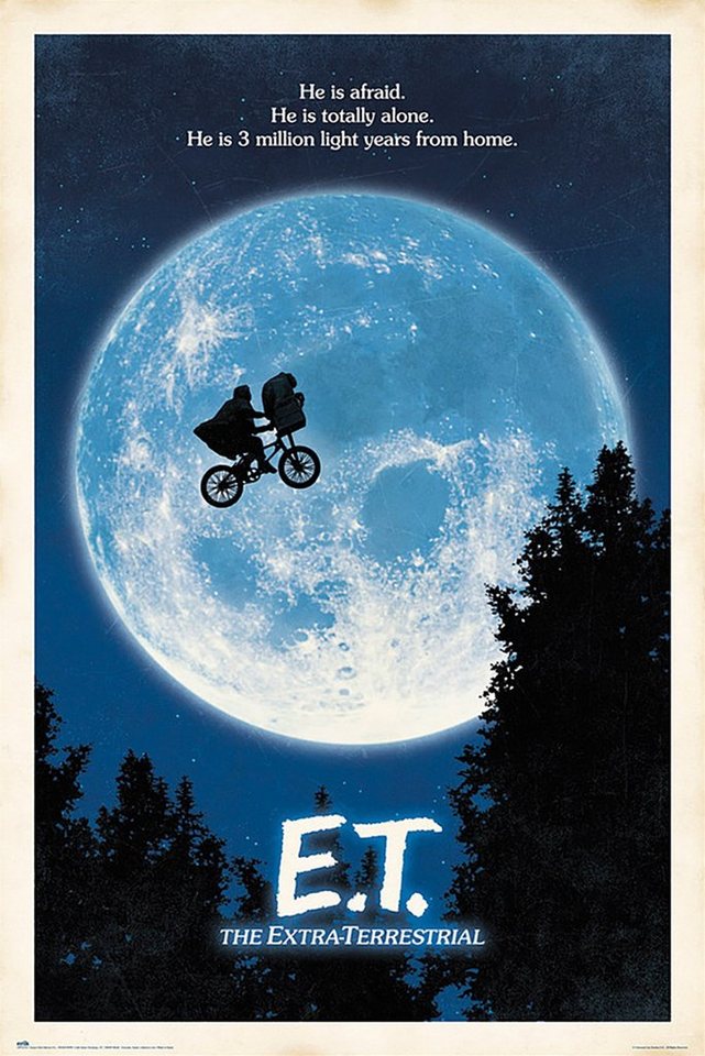 Grupo Erik Poster E.T. Poster Der Außerirdische The Extra-Terrestrial (US) 61 x 91,5 cm von Grupo Erik