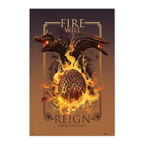 Grupo Erik House Of The Dragon Poster Fire Will Reign Grupo Erik House Of The Dragon Poster Fire Will Reign von Grupo Erik