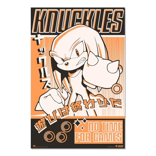 Grupo Erik Poster Kunstdruck Knuckles Poster - Deko Wohnzimmer oder Deko Schlafzimmer - Deko Zimmer - Größe 61 x 91 - Offizielle Knuckles Fanartikel Grupo Erik Poster Kunstdruck Knuckles Poster - Deko Wohnzimmer oder Deko Schlafzimmer - Deko Zimmer - Größe 61 x 91 - Offizielle Knuckles Fanartikel von Grupo Erik