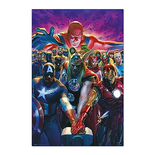 Grupo Erik Poster Marvel Avengers - 10 by Alex Ross Wanddeko 61 x 91,5 cm Grupo Erik Poster Marvel Avengers - 10 by Alex Ross Wanddeko 61 x 91,5 cm von Grupo Erik