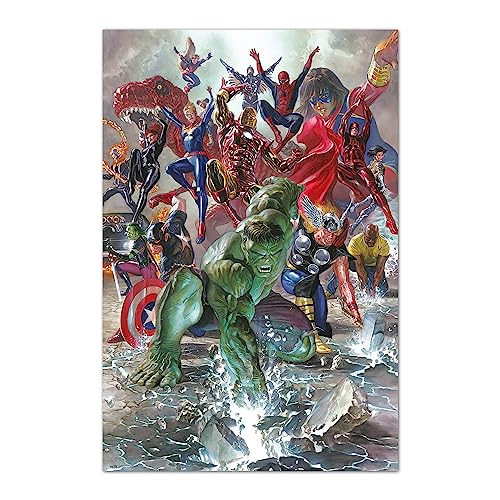 Grupo Erik Poster Marvel Los Vengadores - Marvel Legacy by Alex Ross Wanddeko 61 x 91,5 cm von Grupo Erik
