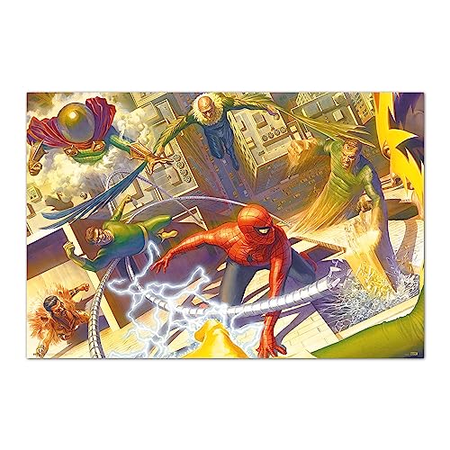 Grupo Erik Poster Marvel Spider-Man - Spider-Man vs the Sinister Six by Alex Ross Wanddeko 61 x 91,5 cm Grupo Erik Poster Marvel Spider-Man - Spider-Man vs the Sinister Six by Alex Ross Wanddeko 61 x 91,5 cm von Grupo Erik