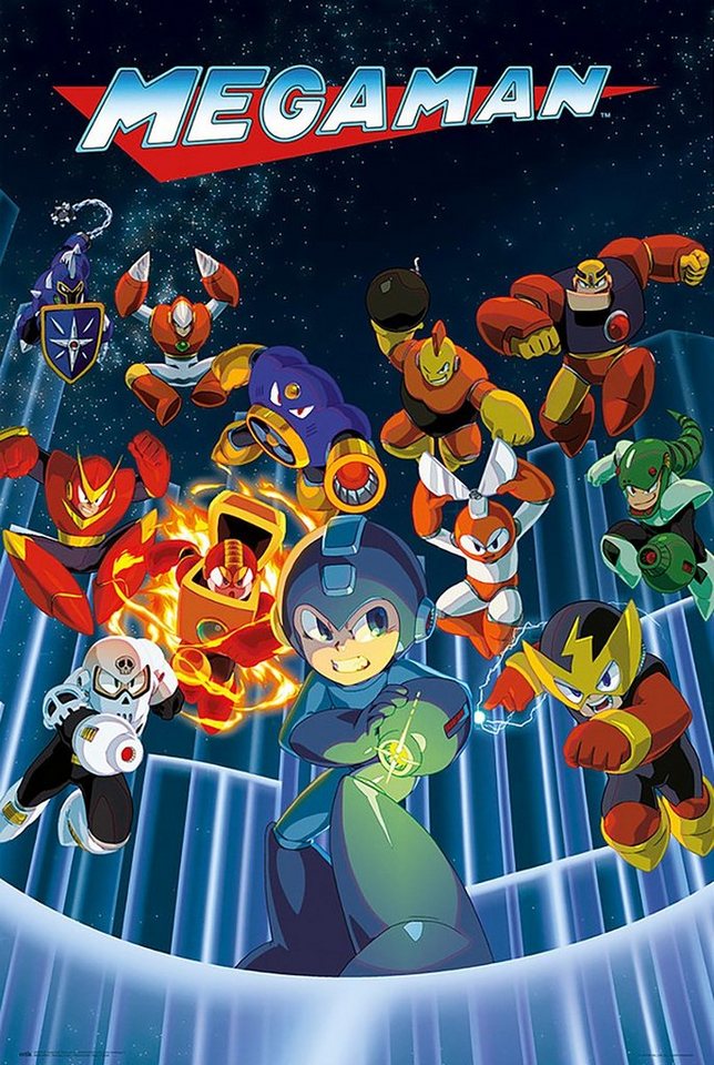Grupo Erik Poster Mega Man Poster 61 x 91,5 cm Grupo Erik Poster Mega Man Poster 61 x 91,5 cm von Grupo Erik