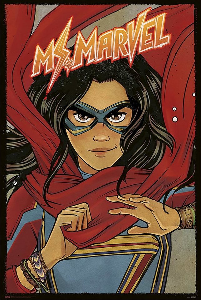 Grupo Erik Poster Ms. Marvel Poster Comicbook 61 x 91,5 cm Grupo Erik Poster Ms. Marvel Poster Comicbook 61 x 91,5 cm von Grupo Erik