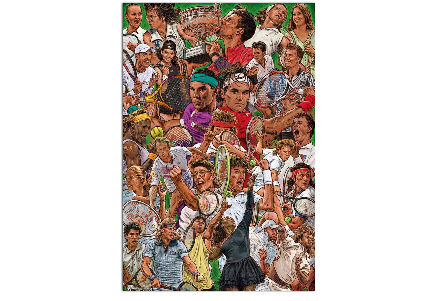 Grupo Erik Poster Tennis Legends Poster 61 x 91,5 cm Grupo Erik Poster Tennis Legends Poster 61 x 91,5 cm von Grupo Erik