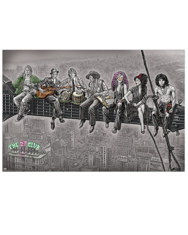 Grupo Erik Poster The 27 Club Poster 91,5 x 61 cm Grupo Erik Poster The 27 Club Poster 91,5 x 61 cm von Grupo Erik