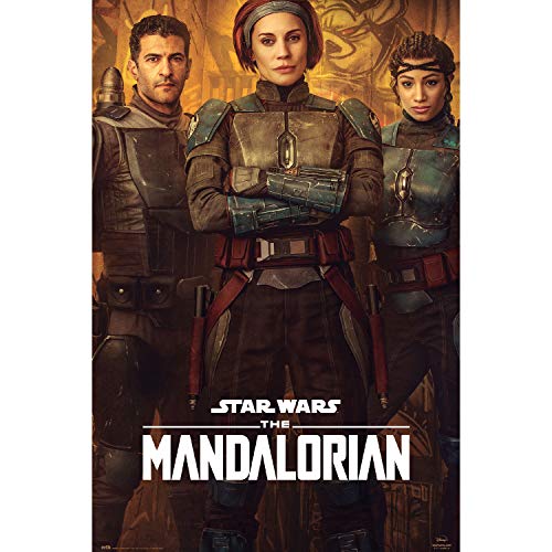 Grupo Erik Star Wars Deko - The Mandalorain Bo-Katan Poster - Kunstdruck - Deko Wohnzimmer oder Deko Schlafzimmer - Zimmer Deko - Größe : 61 x 91, 5 cm -Originales Geschenk - Offizielle Lizenz von Grupo Erik