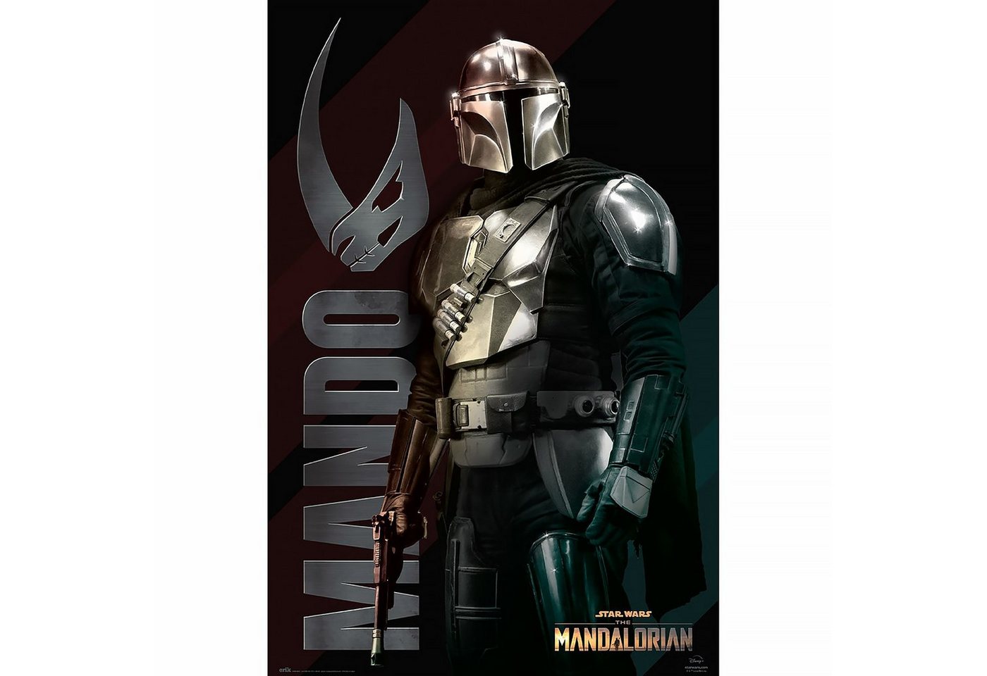 Grupo Erik Poster The Mandalorian Poster Mando Dark 61 x 91,5 cm Grupo Erik Poster The Mandalorian Poster Mando Dark 61 x 91,5 cm von Grupo Erik