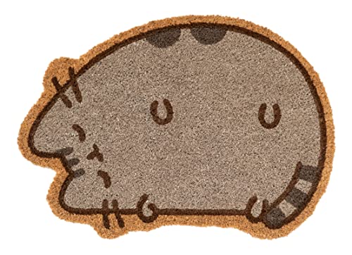 Grupo Erik Kokosmatte Fußmatte Pusheen Cat - Schmutzfangmatte 40x60 cm - Fussmatte Lustig - Türmatte Innen von Grupo Erik