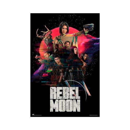 Grupo Erik Poster Rebel Moon Kunstdruck - Deko Wohnzimmer oder Deko Schlafzimmer - Deko Zimmer - Größe 61 x 91 - Offizielle Lizenz von Grupo Erik