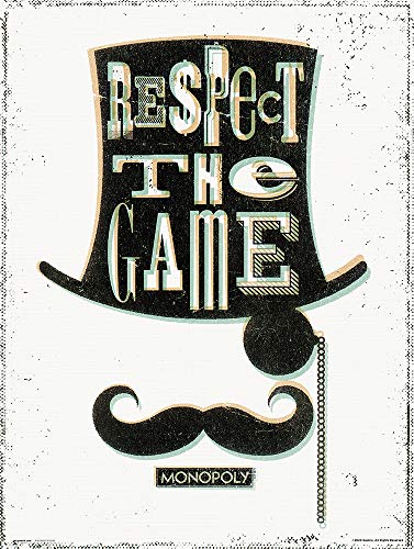 Grupo Erik Respect The Game Kunstdruck-Monopoly Print, 30x40 von Grupo Erik