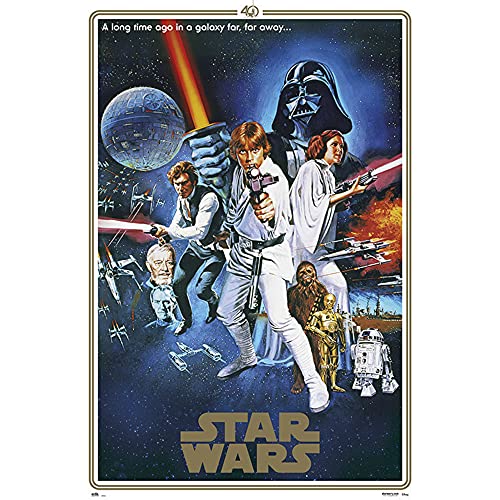 Grupo Erik Editores gpe5166 – Poster mit Motiv Star Wars 40 Jahrestag von Grupo Erik