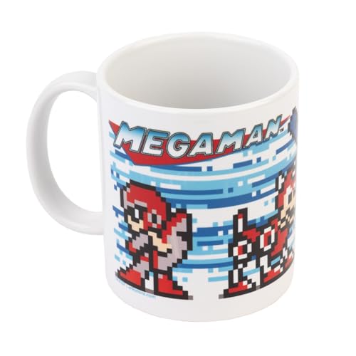 Grupo Erik Tasse Kaffeetasse Mega Man Kaffeebecher - Teetasse Fassungsvermögen 350ml von Grupo Erik