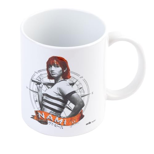 Grupo Erik Tasse Kaffeetasse One Pice Nami - Kaffeebecher - Teetasse Größe 10 cm x 8 cm - Fassungsvermögen 350 ml - Offizielles Netflix Lizenzprodukt von Grupo Erik