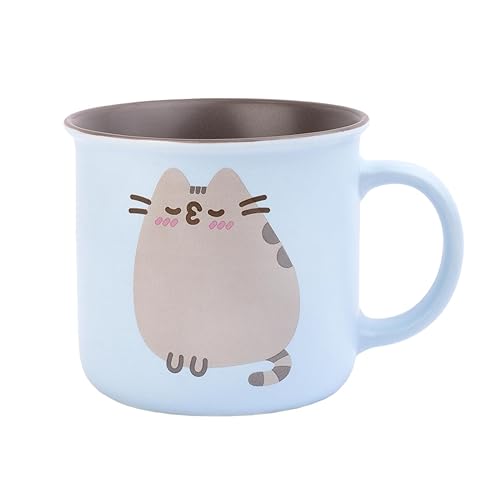 Grupo Erik Tasse Kaffeetasse Pusheen Kaffeebecher - Tasse für Kaffee und Tee - Größe 9 cm x 7,5 cm - Fassungsvermögen 380 ml - Offizielle Lizenz Pusheen Fanartikel von Grupo Erik