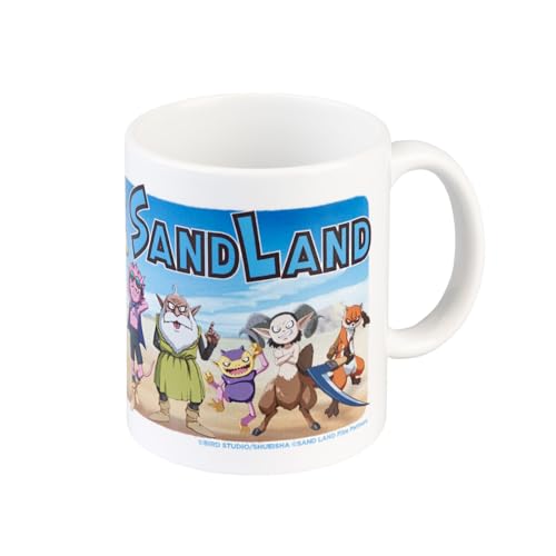 Grupo Erik Tasse Kaffeetasse Sand Land Premium Kaffeebecher - Teetasse Größe 8 cm x 10 cm - Fassungsvermögen 350 ml - Offizielles Sand Land Lizenzprodukt von Grupo Erik