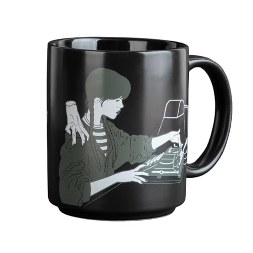 Grupo Erik Tasse Kaffeetasse Wednesday Addams Kaffeebecher - Teetasse Größe 10 cm x 8 cm - Fassungsvermögen 350 ml - Offizielles Netflix Lizenzprodukt von Grupo Erik