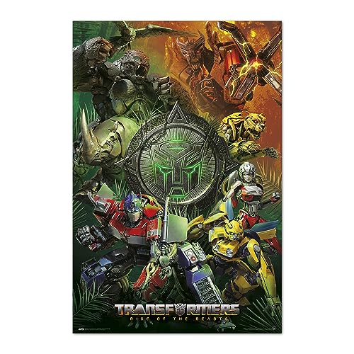 Grupo Erik Poster Transformers Rise of the Beasts - Wanddeko Wohnzimmer oder Schlafzimmer - Größe 61 x 91 - Offizieller Fanartikel Grupo Erik Poster Transformers Rise of the Beasts - Wanddeko Wohnzimmer oder Schlafzimmer - Größe 61 x 91 - Offizieller Fanartikel von Grupo Erik