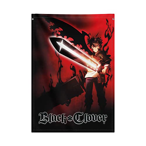 Grupo Erik WandDeko Rollbild Black Clover Manga Kakemono aus Stoff Poster 70 x 100 cm - Offizielles Anime Poster von Grupo Erik