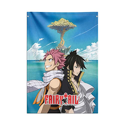 Grupo Erik WandDeko Rollbild Fairy Tale Manga Kakemono aus Stoff Poster 70 x 100 cm - Offizielles Anime Poster Grupo Erik WandDeko Rollbild Fairy Tale Manga Kakemono aus Stoff Poster 70 x 100 cm - Offizielles Anime Poster von Grupo Erik
