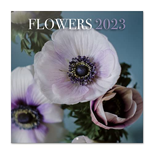 Grupo Erik Wandkalender 2023, Blumen Wandkalender, Kalender zum Aufhängen, Kalender 2023 Wandkalender, Familienkalender 2023, offizielle Lizenz, FSC zertifiziert von Grupo Erik