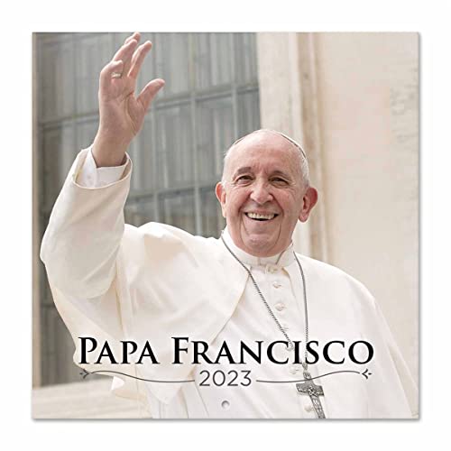 Grupo Erik Wandkalender 2022 2023, Papst Franziskus 16 Monate Wandkalender, Kalender zum Aufhängen von September 2022 bis Dezember 2023, offizielle Lizenz, FSC zertifiziert von Grupo Erik