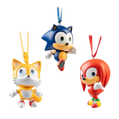 Grupo Erik Weihnachtsschmuck – Sonic der Igel Geschenke | Weihnachtsbaumschmuck Set von 3 – Sonic, Schwänze, Knöchel – Sonic Geschenke, Weihnachtsdekoration für Baum Grupo Erik Weihnachtsschmuck – Sonic der Igel Geschenke | Weihnachtsbaumschmuck Set von 3 – Sonic, Schwänze, Knöchel – Sonic Geschenke, Weihnachtsdekoration für Baum von Grupo Erik