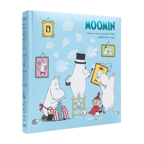 Moomin Fotoalbum, selbstklebend, Polaroid-Fotoalbum, 22 Seiten (16 x 16 cm) von Grupo Erik