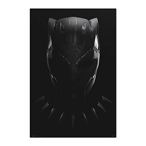 Grupo Erik Marvel Poster - Marvel Black Panther Wakanda Forever Poster - Kunstdruck - Deko Schlafzimmer - Deko Zimmer - Größe : 61 x 91, 5 cm - Marvel Fanartikel - Offizielle Lizenz von Grupo Erik Editores, S.L.