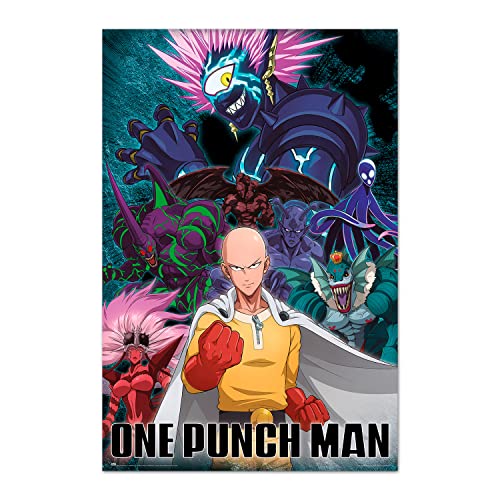 Grupo Erik Editores, S.L. One Punch Man Poster Saitama vs Villain von Grupo Erik Editores, S.L.