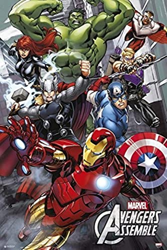 Poster Marvel Comics - Avengers Asemble - 61 x 91.5 cm | PostersDE von Grupo Erik