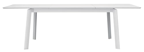 Gruppo Maruccia - Gartentisch Maxi aus Aluminium - Ausziehbares Gestell - Farbe Weiß - Größe von 1,60 bis 2,4 Meter - Esstisch von Gruppo Maruccia