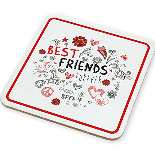 Gruss und Co 43423, Best Friends Forever Untersetzer, Mehrfarbig, x 9,5cm von H:)PPY life