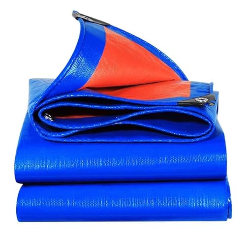 Gruytoie Abdeckplane Mit Ösen, Allzweckplane Gewebeplane UV-beständig, Bootsplane Holzplane Wasserdicht Plane, Schutzplane Abdeckung Wasserfest Und Abwaschbarl (6 4x11m/13.1x36.1ft) von Gruytoie