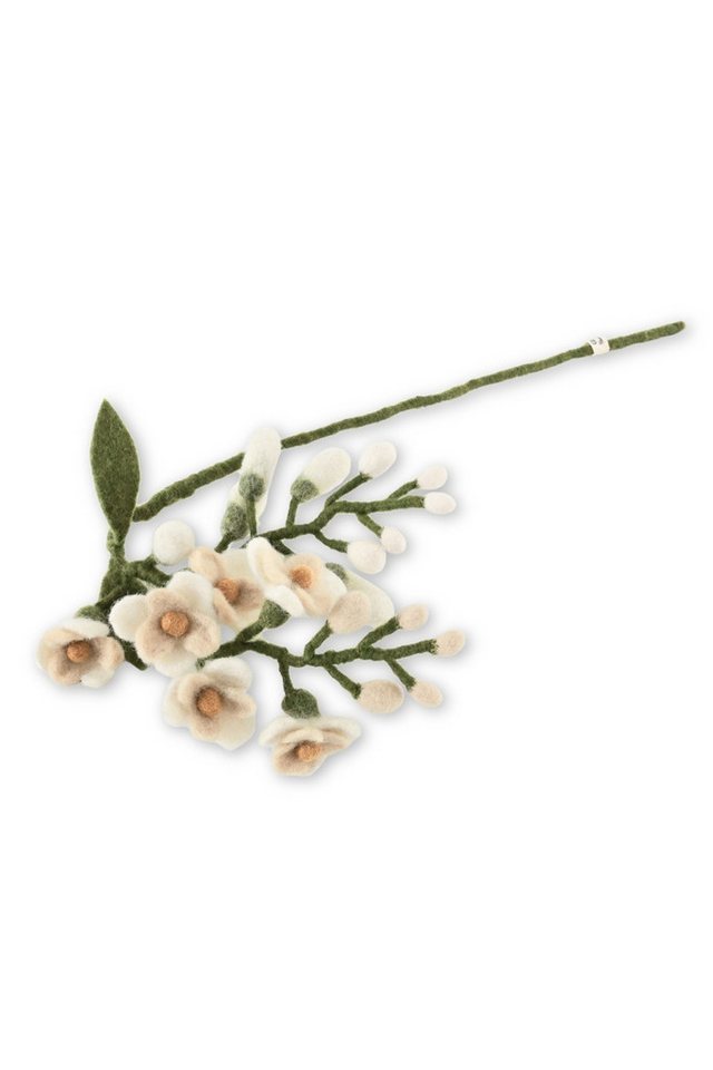 Gry & Sif Hängedekoration Filz-Dekostängel - BLAUREGEN - weiß Gry & Sif Hängedekoration Filz-Dekostängel - BLAUREGEN - weiß von Gry & Sif