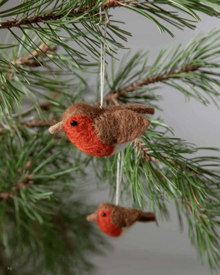 Gry & Sif Hängedekoration Filzanhänger, fairtrade & handmade, mit liebevollen Details Gry & Sif Hängedekoration Filzanhänger, fairtrade & handmade, mit liebevollen Details von Gry & Sif