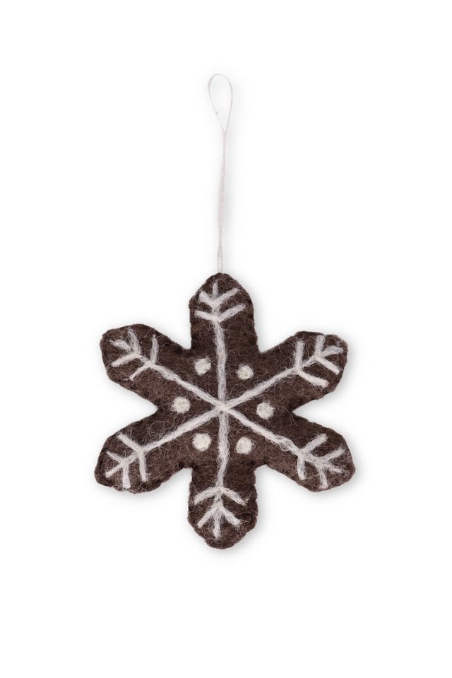 Gry & Sif Hängedekoration Filzanhänger - LEBKUCHENSTERN - braun Gry & Sif Hängedekoration Filzanhänger - LEBKUCHENSTERN - braun von Gry & Sif
