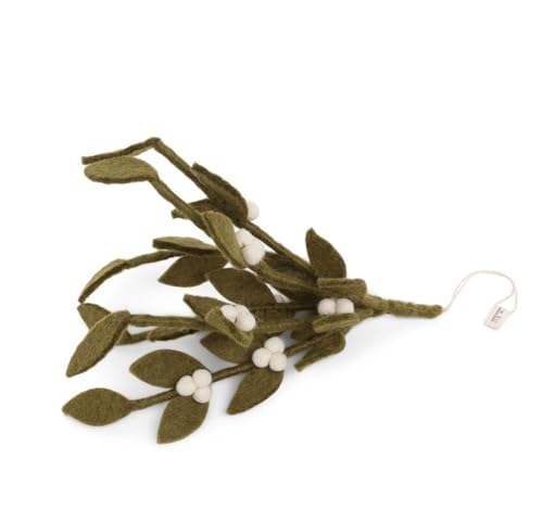 Gry & Sif Handgemacht & Fairtrade-Zertifiziert | Stilvolles dänisches Design X Nepali Kunsthandwerker | Mistel – Dunkelgrün Gry & Sif Handgemacht & Fairtrade-Zertifiziert | Stilvolles dänisches Design X Nepali Kunsthandwerker | Mistel – Dunkelgrün von Gry & Sif