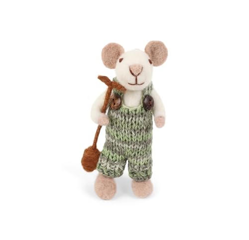 Gry & Sif Handmade & Fairtrade Certified Stylish Danish Design X Artisans from Nepal | Tier-Figuren aus Filz - Mäusefamilie | Deko-Figuren zum Hinstellen | 12cm Gry & Sif Handmade & Fairtrade Certified Stylish Danish Design X Artisans from Nepal | Tier-Figuren aus Filz - Mäusefamilie | Deko-Figuren zum Hinstellen | 12cm von Gry & Sif