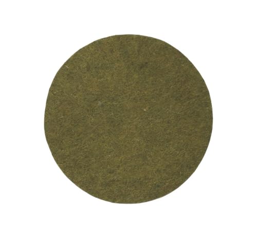 Handgemacht & Fairtrade-Zertifiziert | Gry & Sif | Stilvolles dänisches Design x Napali Kunsthandwerker | Rundes Tischset aus Filz | Kieferngrün | 2er-Set Handgemacht & Fairtrade-Zertifiziert | Gry & Sif | Stilvolles dänisches Design x Napali Kunsthandwerker | Rundes Tischset aus Filz | Kieferngrün | 2er-Set von Gry & Sif