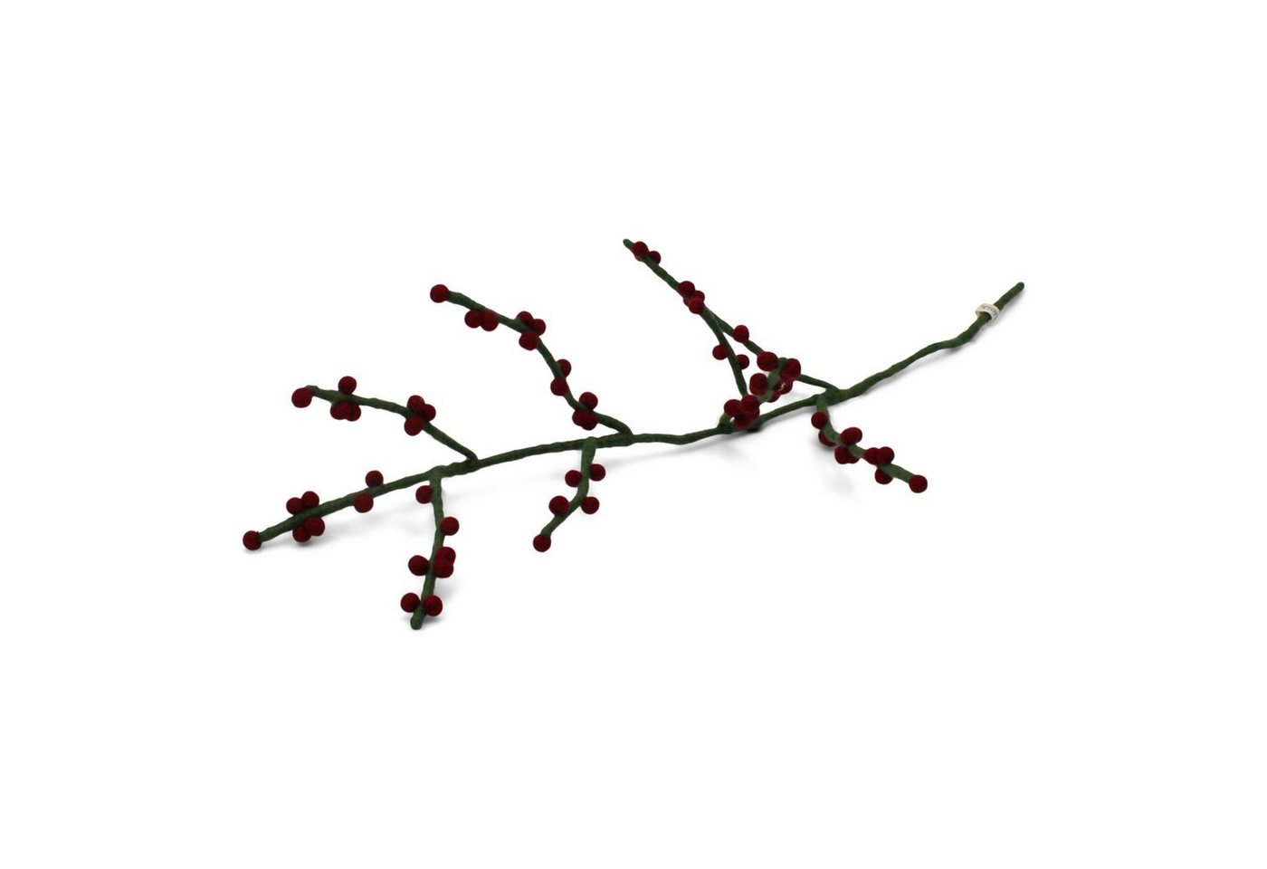 Kunstblumenstrauß Zweig aus Filz, fairtrade, handmade Zweig mit Beeren, Gry & Sif Kunstblumenstrauß Zweig aus Filz, fairtrade, handmade Zweig mit Beeren, Gry & Sif von Gry & Sif