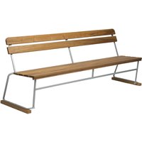 Grythyttan - 5 Gartenbank 204 x 77 cm, Teak von Grythyttan Stålmöbler