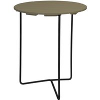 Grythyttan - 6B 60 Gartenesstisch Ø 60 cm, Eiche hellgrün lackiert / schwarz von Grythyttan Stålmöbler