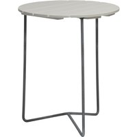 Grythyttan - 6B 60 Gartenesstisch Ø 60 cm, Eiche weiß lackiert von Grythyttan Stålmöbler