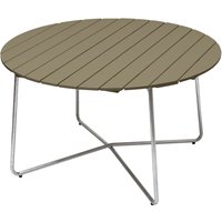 Grythyttan - 9A 120 Gartenesstisch Ø 120 cm, Eiche hellgrün lackiert von Grythyttan Stålmöbler